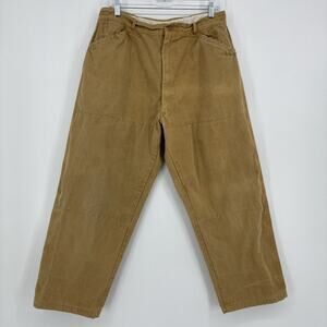 Vintage JC Higgins Pants Men Size 36 Beige Field Canvas Hunting 50s Fits 31x27